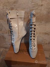Stivaletti BDSM Ballet Heelless Boots (42)