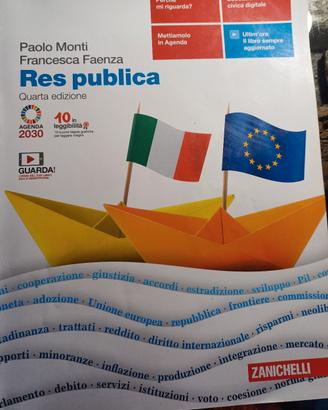 Res publica. Quarta edizione.  Zanichelli