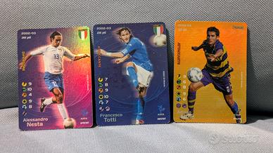 Nesta Totti Mutu FOIL Football Champions 2002 2003