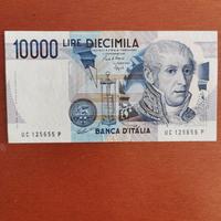 Banconote 10000 lire Volta fior di conio
