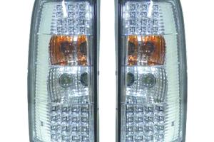 FANALI PER OPEL OMEGA B 94-99 LED FONDO CROMATO