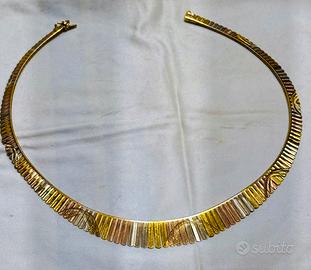 COLLANA STILE CLEOPATRA 18 KT 38 gr.