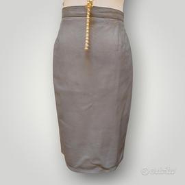Gonna vintage anni 70 in vera pelle – pencil – fod