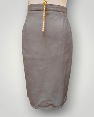 Gonna vintage anni 70 in vera pelle – pencil – fod