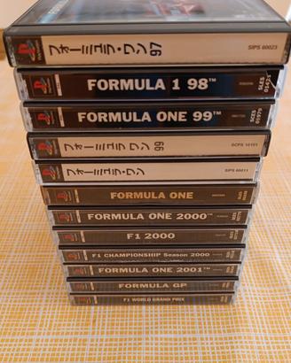 Collection F1 PS One Ita and Jap, a free Ps1 Book