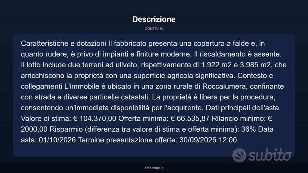 Immobile in asta di 151 m² a Roccalumera - Vista 4