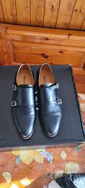 2 paia di scarpe doppia fibbia uomo tg.44