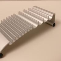 Porta CD di design in alluminio