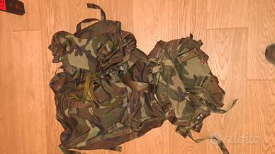 zaino esercito 100 litri con tattico