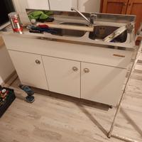 Mobile lavello cucina 120x50 Montegrappa completo