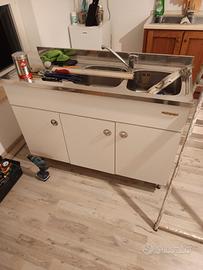 Mobile lavello cucina 120x50 Montegrappa completo