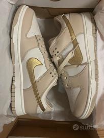 Nike Dunk "Gold Swoosh" Sneakers, taglia 36.5