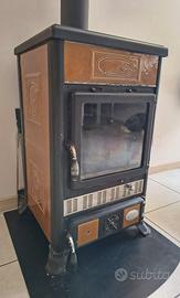Stufa a legna Nordica Rossella R1 8 kW in ghisa