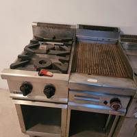 Cucina 2 fuochi e Piastra Fry Top