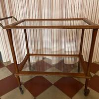 Carrello Legno-Vetro
