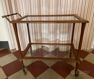 Carrello Legno-Vetro