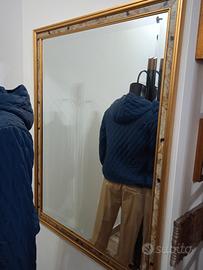 Specchio con cornice in Radica 