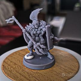 miniatura D&D Heroquest Barbaro donna 