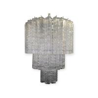 LAMPADARIO TRONCHI TRIANGOLARI 3 LIVELLI - VENINI