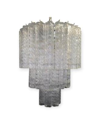 LAMPADARIO TRONCHI TRIANGOLARI 3 LIVELLI - VENINI