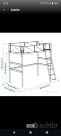 letto a castello Ikea 