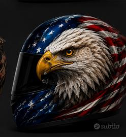 Aerografie custom casco moto