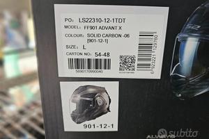 Casco modulare ls2 ff901 advant x c carbon solid