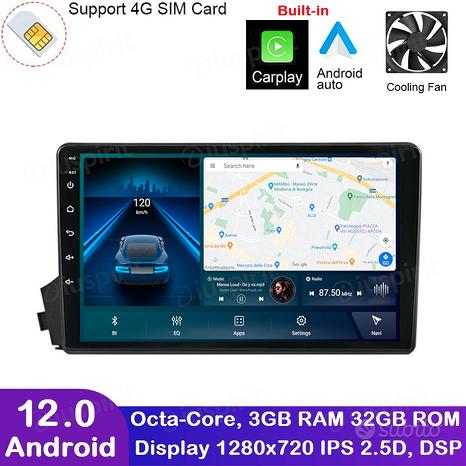 ANDROID autoradio navigatore SsangYong Kyron GPS