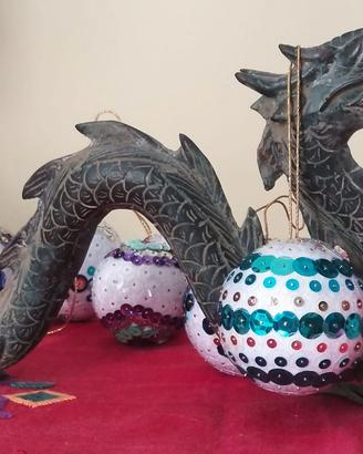 Palline di Natale artigianali handmade