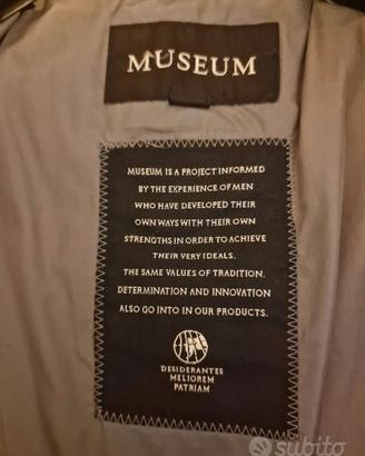 giubbotto Museum bianco uomo 