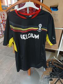 maglia t-shirt Belgio Brazil 2014 taglia L