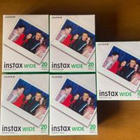 Fujifilm Instax Wide 5 confezioni da 20 foto nuove