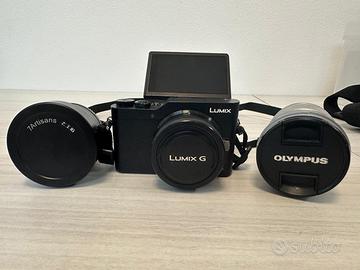 📸 Panasonic GX800 + 3 obiettivi – Set Mirrorless