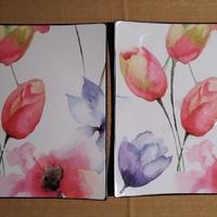 Coppia di 2 centrotavola in plastica rigida