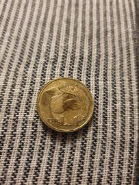 1 lira arancia fac simile