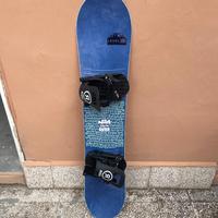 Tavola snowboard bambino NITRO 116 attacchi Ride