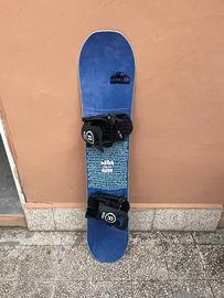 Tavola snowboard bambino NITRO 116 attacchi Ride