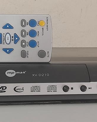 LETTORE DVD MP4 MP3 CD DIVX RW DA TAVOLO +-R/+-RW