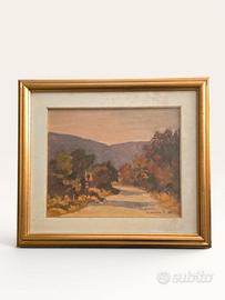 Quadro Paesaggio autunnale con sentiero