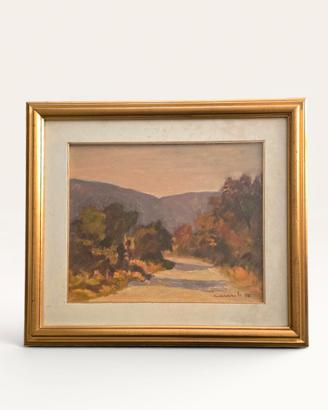 Quadro Paesaggio autunnale con sentiero