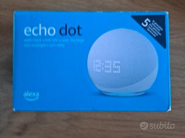 Echo dot 5 Alexa con orologio