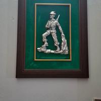 quadro laccato in argento