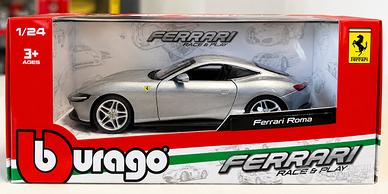 Bburago Ferrari Roma 1:24 Silver Argento