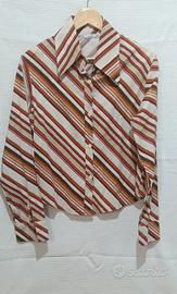 Camicia donna righe manica lunga Esisto  