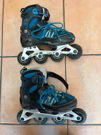 Pattini Oxelo Fit 5 JR regolabili Tg 35-38