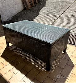Tavolino rattan