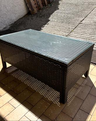 Tavolino rattan