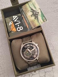 Orologio automatico AVI-8 Harrier ll ace of spades