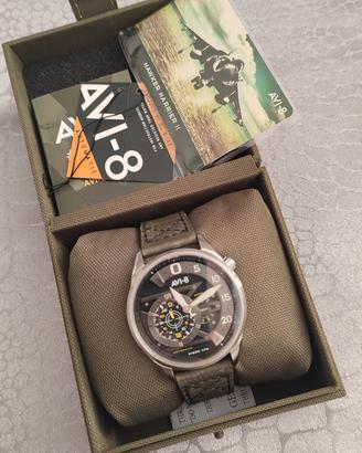 Orologio automatico AVI-8 Harrier ll ace of spades