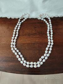 Collana di perle barocche d'acqua dolce